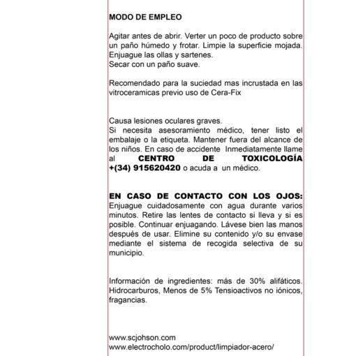 Limpador de aço Stahl Fix (200ml) 4 Limpador de aço Stahl Fix (200ml) - Imagem 2
