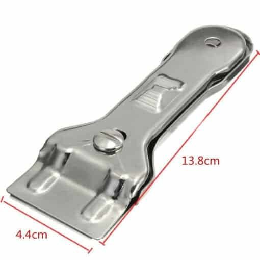 Spatola per la pulizia del piano cottura in vetroceramica 4 Spatola raschiante per la pulizia del piano cottura in vetroceramica - Immagine 2
