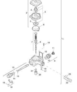 Alternative view of Casquillo cuerpo de agua calentador Junkers 87034041170