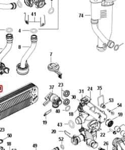 Alternative view of Intercambiador de Calor Caldera Junkers ZWB 87161066850