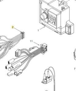  Junkers Minimaxx WRD11-2 heater cable assembly 87044012530 - Image 2