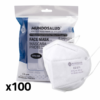 Pack de 100 Mascarillas FFP2 con CERTIFICADOS ESPAÑOLES num 149:2001+A1:2009 Blanco