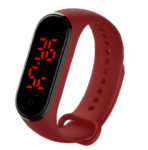 Reloj Pulsera Termómetro Rojo