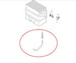 Cold water tube Water body to Calderín Heater Junkers W275 87007056270