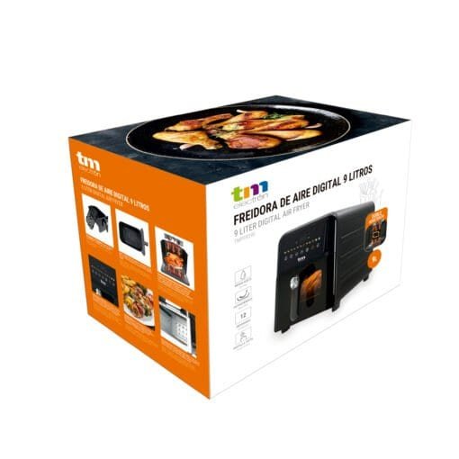 Fritadeira sem óleo AirFryer™ Electron TMPFR290 – 9 litros | Cozinha saudável e sem gordura 8 Caixa para fritadeira a ar TMPFR290