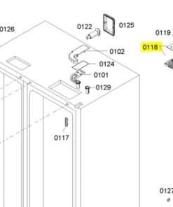 Module de commande pour réfrigérateur/distributeur américain Bosch KAD62 00647490 - Image 3