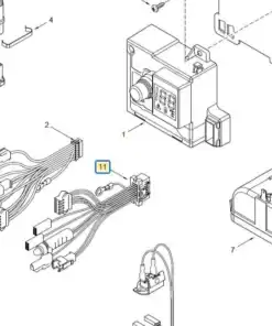 Alternative view of Conjunto de cables calentador Junkers WRD 8738715677