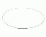 Aro brida sujecion goma Puerta lavadora LG F4V 4861en3004b