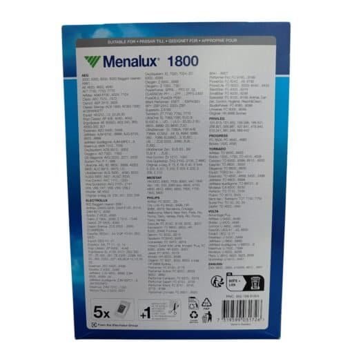 MenaLux synthetic bags for AEG Electrolux Philips Taurus Tornado Zanussi Vacuum Cleaners 9001688184 4 MenaLux synthetic bags for AEG Electrolux Philips Taurus Tornado Zanussi vacuum cleaners 9001688184 - Image 2