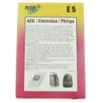 Sacos de papelão para limpeza de filtros para aspiradores de pó AEG Electrolux Philips Taurus Tornado Zanussi 5399437