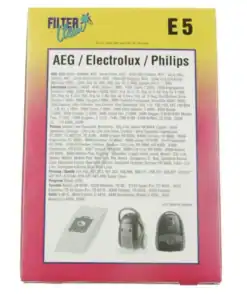 Bolsas cartón Filter Clean para Aspiradores AEG Electrolux Philips Taurus Tornado Zanussi 7746132