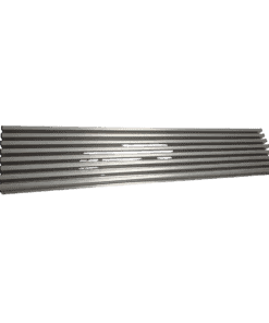 Vista alternativa da grelha de ventilação decorativa em aço para fornos, coifas e refrigeradores, 124 x 60 cm