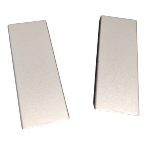 Capas na cor aço para dobradiças de 4 manípulos Liebherr 9096003 Capas em cor aço para dobradiças de puxador Liebherr 9096003 - Imagem 2