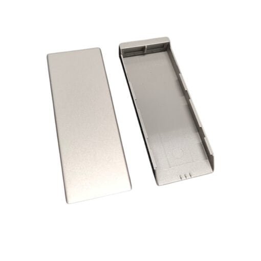 Couvercles couleur acier pour charnières à 2 poignées Liebherr 9096003 Couvercles couleur acier pour charnières de poignée Liebherr 9096003