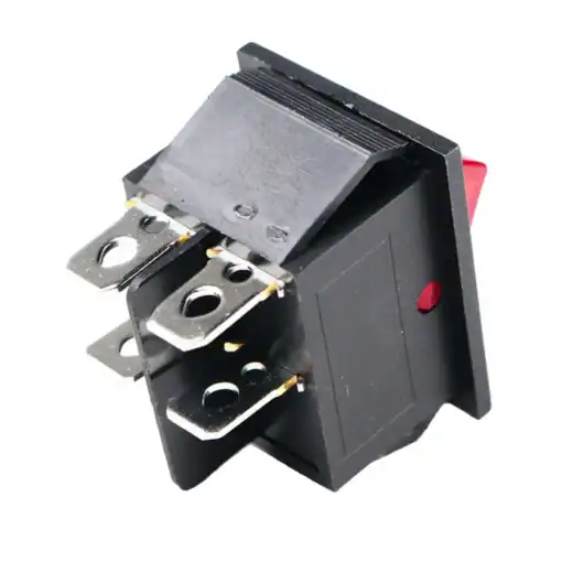 Interruptor Bipolar Piloto Rojo 4F 30X22 4 Interruptor Bipolar Piloto Rojo 4F 30X22 - Imagen 2