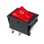 Interruptor Bipolar Piloto Rojo 4F 30X22