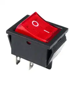 Interruptor Bipolar Piloto Rojo 4F 30X22