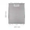 Filtro per cappa aspirante in metallo Cata 32 x 26 cm 02800905