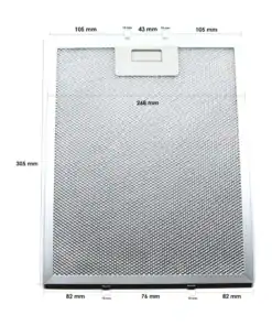 Filtro metálico antigrasa Campana Fagor Aspes KE0001781