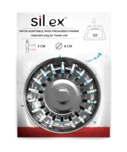 Franke sink plug, adaptable, 82 mm, 3174