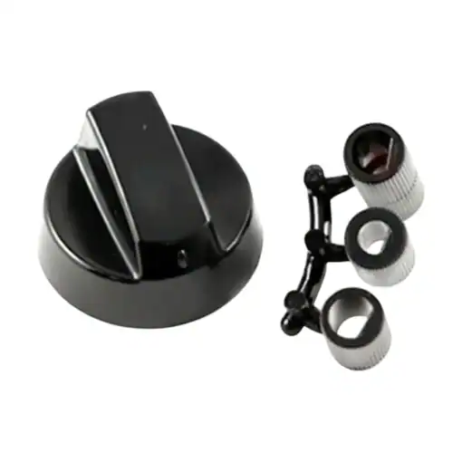 Manopola universale per piano cottura, nera, albero da 6,8 mm, 3099 3 Manopola universale per piano cottura, nera, albero da 6,8 mm, 3099