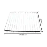 Universal Extendable Oven Rack 32 x 37-65 cm with screws 3163