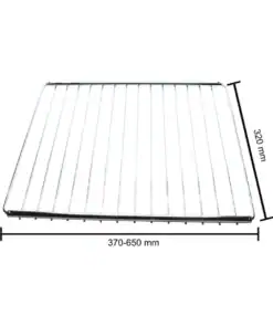 Rejilla Horno Universal Extensible 32 x 37-65 cm con tornillos 3163
