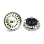 Bouchon de grille d'évier 80 mm, tige métallique courte 32 mm 3172