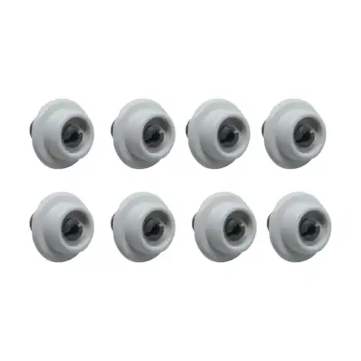 Kit de 8 roulettes pour le panier inférieur des lave-vaisselle Zanussi AEG Electrolux et Faure 50279059005 3 Kit de 8 roulettes pour le panier inférieur des lave-vaisselle Zanussi AEG Electrolux et Faure 50279059005