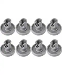 Kit de 8 roulettes pour panier inférieur Zanussi AEG Electrolux et Faure 50286965004